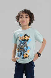 Light Blue Batman T Shirt